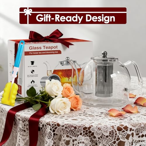 1800ml Glass Teapot with Infuser