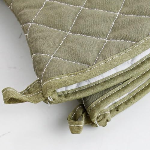Extra Long 24 Inch Heat Resistant Oven Gloves New Cotton Oven Mitts Kitchen Gloves High Temperature Cooking Tool BBQ Gloves