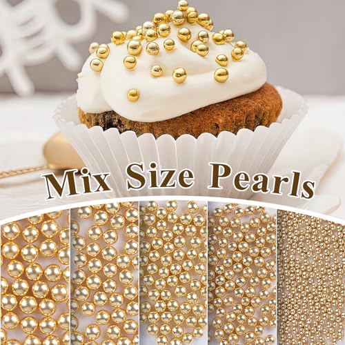 Gold Sprinkles 130g (4.58 Ounce)