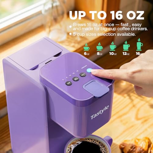 Single Serve Coffee Maker Hot and Iced with Bold Brew