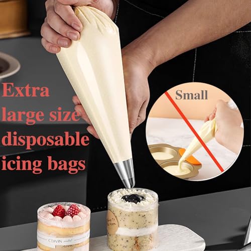 24Inch Disposable Piping Bags (200 Count)