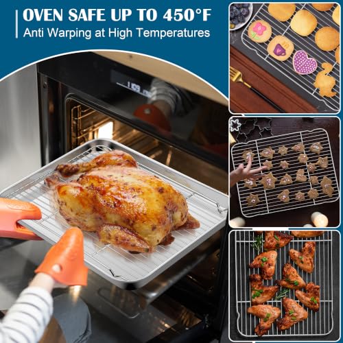 Baking Sheet with Wire Rack (2 Count)
