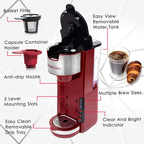 Red Single Serve Coffee Brewer K