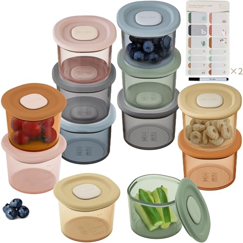 Silicone Baby Food Containers (4 Fl Oz)