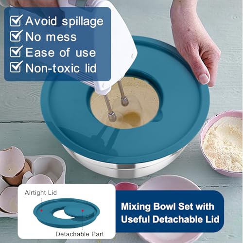 Mixing Bowls with Lids (8 Count)