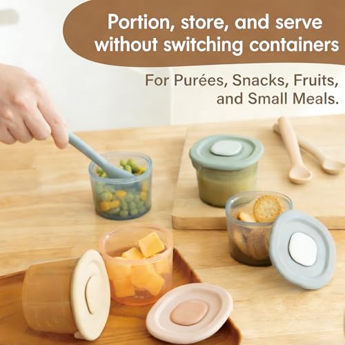 Silicone Baby Food Containers (4 Ounce)