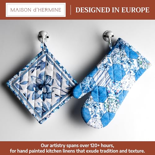 100% Cotton Oven Mitt & Pot Holder Set (2 Count)