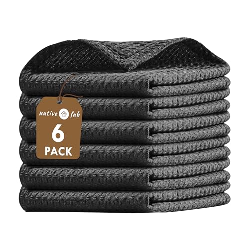 6 Pack Waffle Dish Cloths (6 Count)