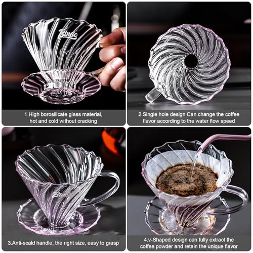 Pour Over Coffee Maker Set with Dripper Size 01