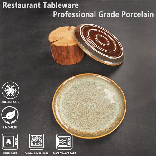 Ceramic Dinner Plates Dish Set (4 Count)