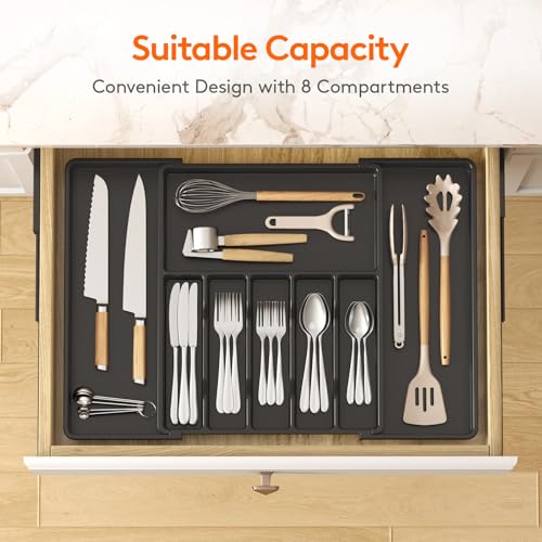 Extra Large Silverware Drawer Organizer