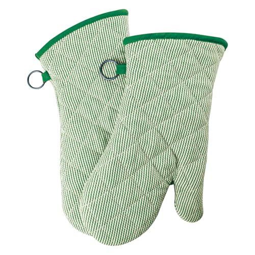Yarn Dyed Oven Mitts 1 Pair (2 Count)