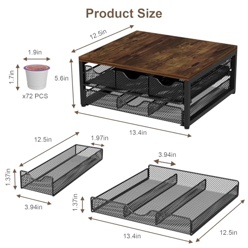 Coffee Pod Holder For Counter