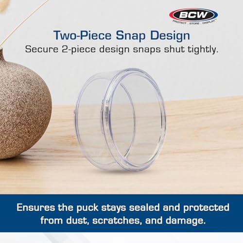 Hockey Puck Tube Display Case