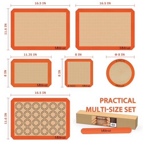 Silicone Baking Mats (6 Count)
