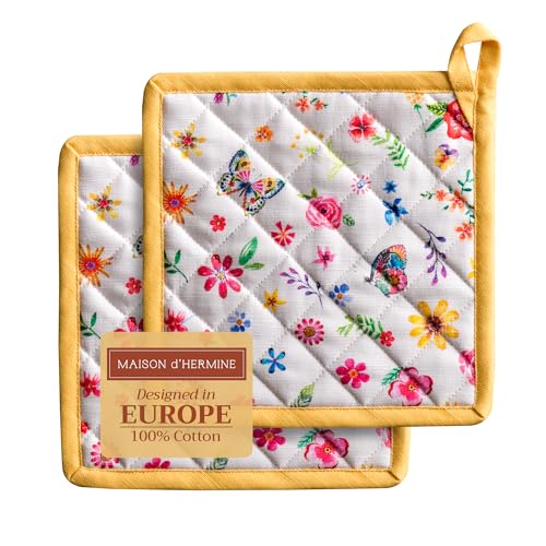 Pot Holders 100% Cotton Potholders (2 Count)