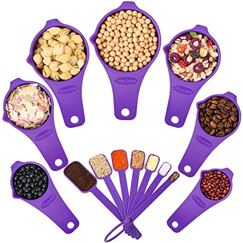 Plastic Measuring Cups and Spoons Set 15