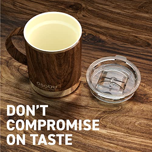 Ultimate Stainless Steel Ceramic Inner Coating Coffee Mug with Double Walled Copper Lining Insulation