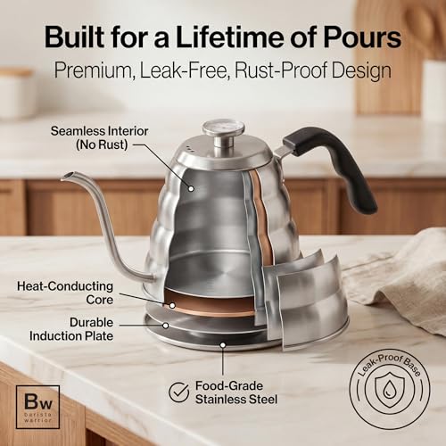 Gooseneck Kettle with Thermometer