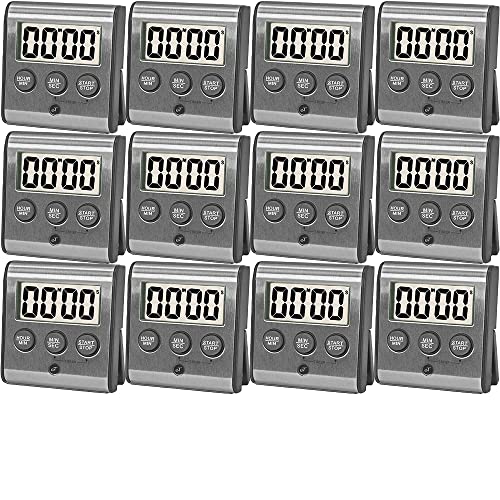 Elegant Digital Kitchen Timer Stainless Steel