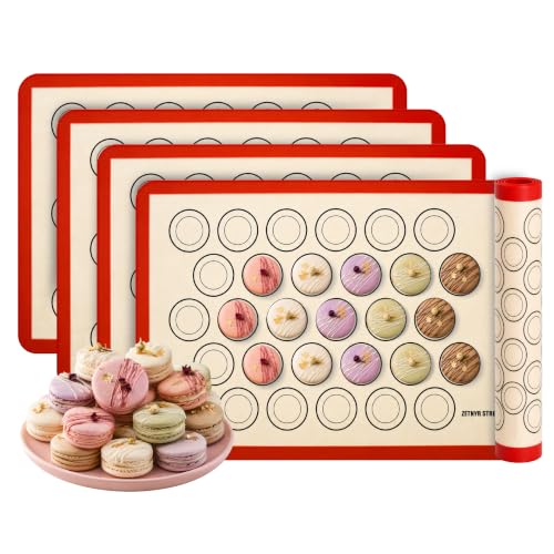 Macaron Baking Mat Silicone Non Stick (4 Count)