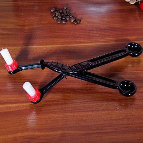 Coffee Machine Brush Cleaner Nylon Espresso Machine Brush Coffee Cleaning Tool with Spoon