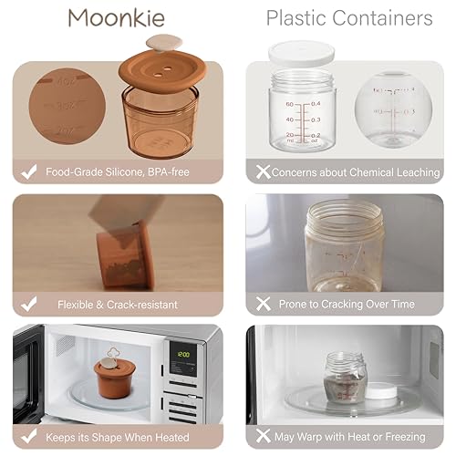 Silicone Baby Food Containers (4 Ounce)