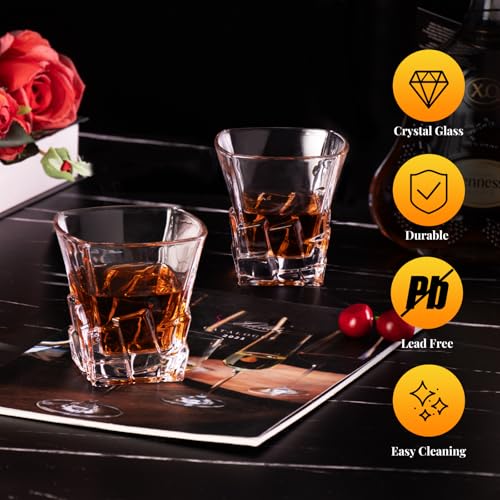 330ml Ice Cube Whiskey Glass