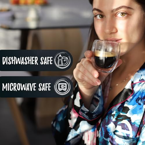 Double Wall Insulated Coffee Mugs (4 Count)