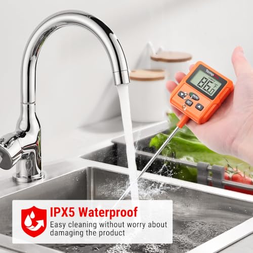 TempDip Programmable Candy Thermometer with Pot Clip