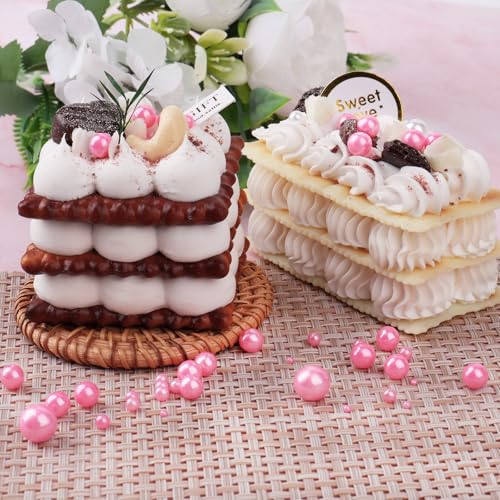 Pink Pearl Sprinkles for Cake Decorating (4.6 Ounce)