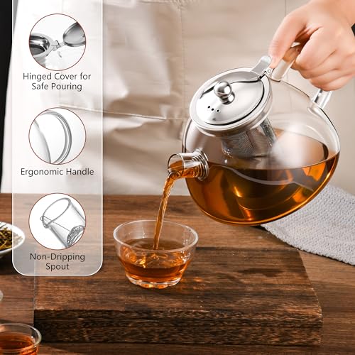 Glass Teapot with Removable Infuser