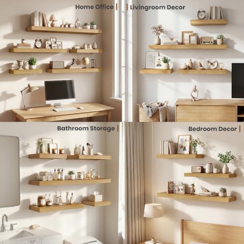 Floating Shelves for Wall 18x12” Set of 2 (2 Count)
