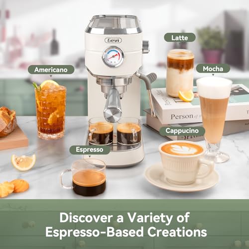 20 Bar Espresso Machine with Conical Burr Anti