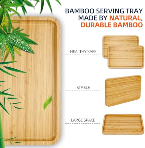 Bamboo Serving Tray (2 Count)