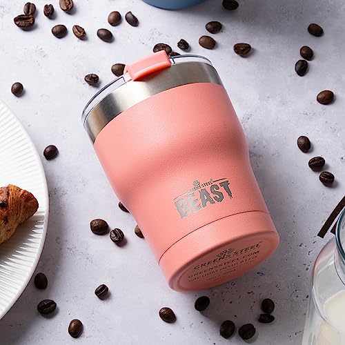 Beast 10 oz Tumbler Stainless Steel Vacuum Insulated Coffee Ice Cup Double Wall Travel Flask
