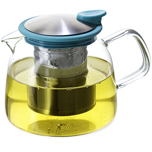 Bell Glass Teapot with Basket Infuser
