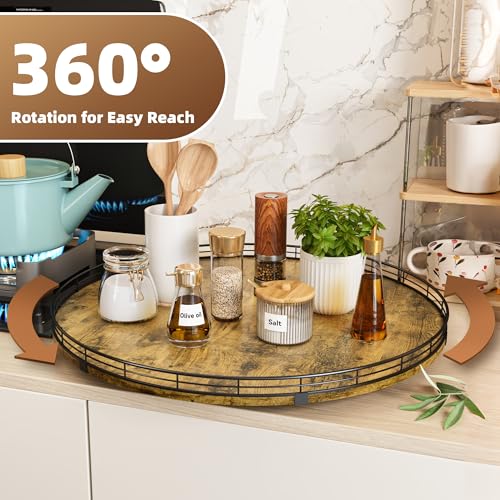 Lazy Susan Turntable Organizer for Table Top