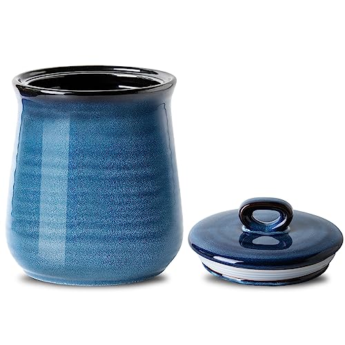 Ceramic Food Storage Jar with Airtight Lid (80 Fl Oz)