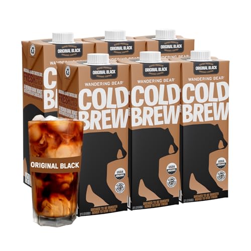 Straight Black Organic Cold Brew Coffee (192 Fl Oz)