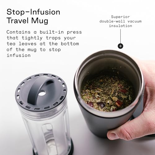 Travel Tea Infuser Mug with Strainer
