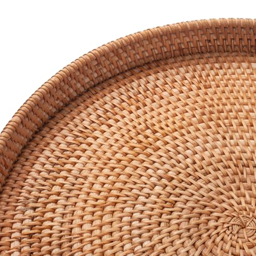 Rattan Large Serving Tray