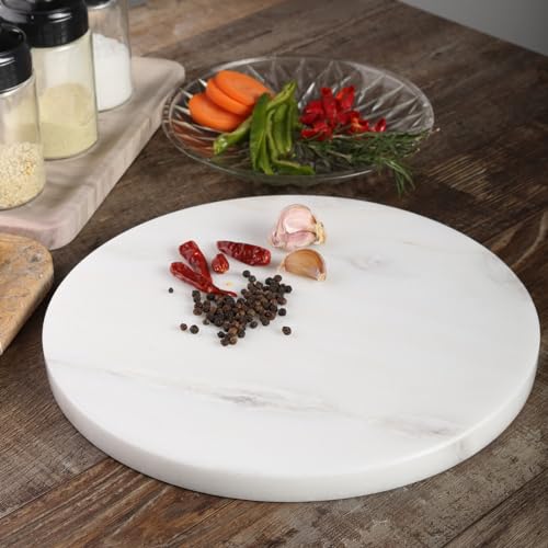 African Round Marble Cutting Board for Kitchen