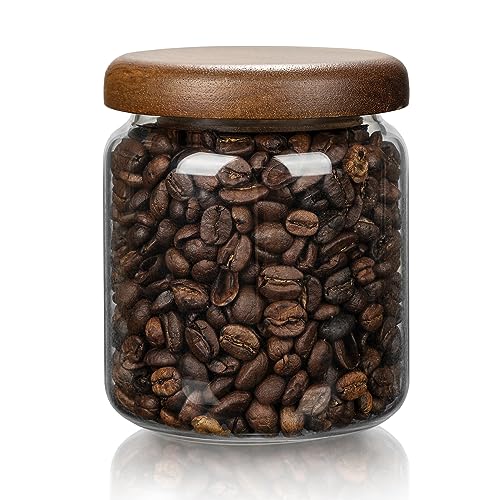 1 PC Small Glass Storage Jars with Airtight Lids