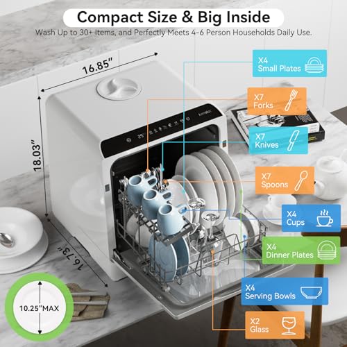 Countertop Portable Dishwasher