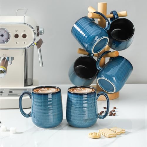 Porcelain Coffee Mugs Set of 6 (6 Count)