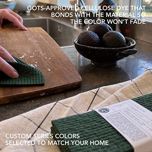 Forest Green Swedish Dishcloths for Kitchen (3 Count)