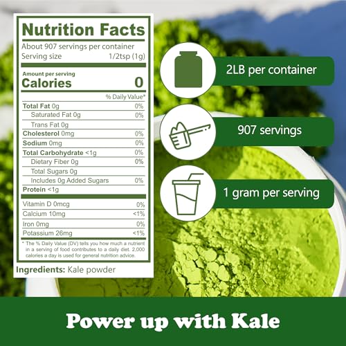 NPG Freeze Dried Kale Powder 32 Oz (32 Ounce)