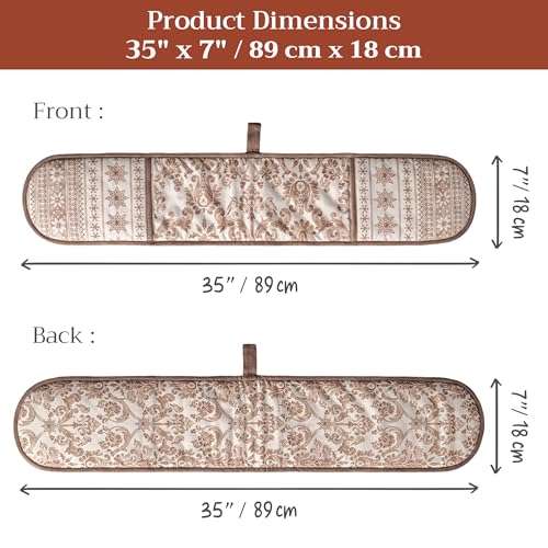 Double Oven Mitts 100% Cotton Double Oven Glove