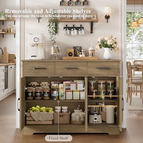Kitchen Buffet Cabinet with Storage